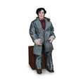 Load image into Gallery viewer, Deville Dolls 1:12 Porcelain Gentleman Doll in Great Silver Silk Suit & Rose Boutonniere
