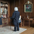 Load image into Gallery viewer, RESERVED for Kathryn Yuna Maria Jesus Chaparro Clay Doctor Doll, Stethoscope, Bag & Cane
