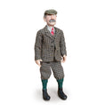 Load image into Gallery viewer, Philip Beglan Clay Country Gentleman Doll in Houndstooth Tweed Plus-Fours & Flat Cap
