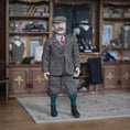 Load image into Gallery viewer, Philip Beglan Clay Country Gentleman Doll in Houndstooth Tweed Plus-Fours & Flat Cap
