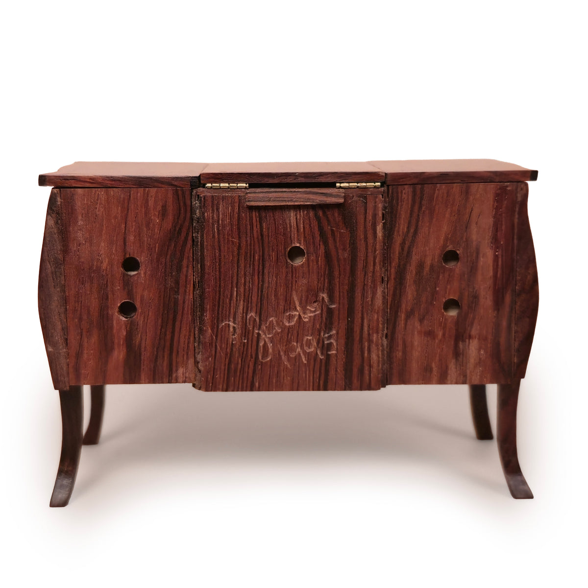 IGMA Fellow Pierre Zador French Poudreuse Dressing Table with Hidden Mirror & Working Drawers 1995