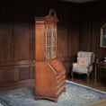 Load image into Gallery viewer, Alan Barnes of Tarbena Miniatures Georgian Secretary Bookcase with Carved Books 2013
