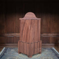 Load image into Gallery viewer, Pierre Zador French Louis XV Marquetry Corner Display Cabinet, Porcelain Medallion 1993
