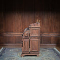 Load image into Gallery viewer, Orvin Benonie Fjare Victorian Wooton Patent Cabinet Secretary Desk with Working Compartments
