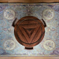 Load image into Gallery viewer, Pierre Zador Chippendale Round Accent Table with Drawers & Ball-and-Claw Feet 1992

