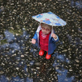 Load image into Gallery viewer, Irina Martin Rainy Day Little Girl Doll with Paddington Bear Umbrella 1:12 Clay
