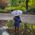Load image into Gallery viewer, Irina Martin Rainy Day Little Girl Doll with Paddington Bear Umbrella 1:12 Clay
