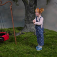 Load image into Gallery viewer, Julie Campbell Sad Pouting Little Girl Doll in Overalls 1:12 IGMA Artisan Sculpted
