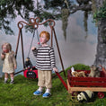 Load image into Gallery viewer, Julie Campbell Red-Haired Boy with Lollipop 1:12 IGMA Clay Artisan Doll
