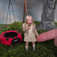 Load image into Gallery viewer, Irina Martin Little Girl Doll with Ice Cream Bar 1:12 Hand-Sculpted Clay
