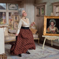 Load image into Gallery viewer, Jeanne Rullie Smiling Happy Older Granny Lady with Glasses 1:12 Miniature Doll
