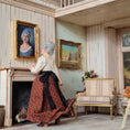 Load image into Gallery viewer, Jeanne Rullie Smiling Happy Older Granny Lady with Glasses 1:12 Miniature Doll
