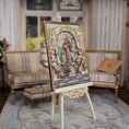 Load image into Gallery viewer, Rachel Brezski Framed Classical Garden Statue Petit Point Needlework
