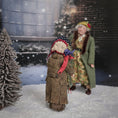 Load image into Gallery viewer, Doris Tussing Smiling Street Urchin Peddler Girl with Christmas Wreath Child Doll
