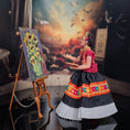Load image into Gallery viewer, OOAK Frida Kahlo Artist Doll  & Painting Accessories by Carolina Vilar of Spain
