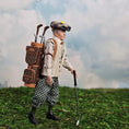 Load image into Gallery viewer, Marcia Backstrom Gentleman Golfer Doll with Jose Gomez Leather Golf Bag & Five Clubs
