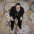 Load image into Gallery viewer, RESERVED FOR  Vincent Van Gogh 1:12 Scale Salvador Dalí Doll with Melting Clock Chair by Alla Domboski Surrealist Miniature
