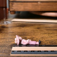 Load image into Gallery viewer, Artisan Little Girl Companion Doll in Pink Victorian Outfit with Oval Presentation Box
