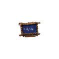 Load image into Gallery viewer, Signed Rococo Gilt Mantel Clock with Hidden Miniature Dollhouse Diorama
