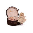 Load image into Gallery viewer, Tanya Harvey & Jose Gomez Victorian Girl Doll with Leather Travel Trunk, Bear & Baby Doll
