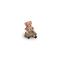 Load image into Gallery viewer, Pat Boldt Antique-Style Bisque Pocket Doll in Olive Green Silk Dress Shelf Sitter
