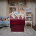 Load image into Gallery viewer, Pat Boldt 7 Bisque Porcelain Dolls in Antique Lace-Filled Bespaq Nursery Toy Trunk

