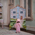 Load image into Gallery viewer, Artisan Little Girl Companion Doll in Pink Victorian Outfit with Oval Presentation Box
