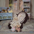 Load image into Gallery viewer, Tanya Harvey & Jose Gomez Victorian Girl Doll with Leather Travel Trunk, Bear & Baby Doll
