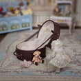 Load image into Gallery viewer, Tanya Harvey & Jose Gomez Victorian Girl Doll with Leather Travel Trunk, Bear & Baby Doll
