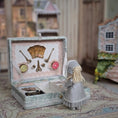 Load image into Gallery viewer, Diane Yunnie Victorian Porcelain Girl Doll with Miniature Sewing Trousseau & Keepsake Box
