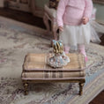 Load image into Gallery viewer, Pat Boldt Tiny “A Marque” Antique Reproduction Porcelain Pocket Doll in Floral Dress

