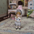 Load image into Gallery viewer, Pat Boldt Bru Jne Antique French Reproduction Porcelain Doll in Grey Silk Dress
