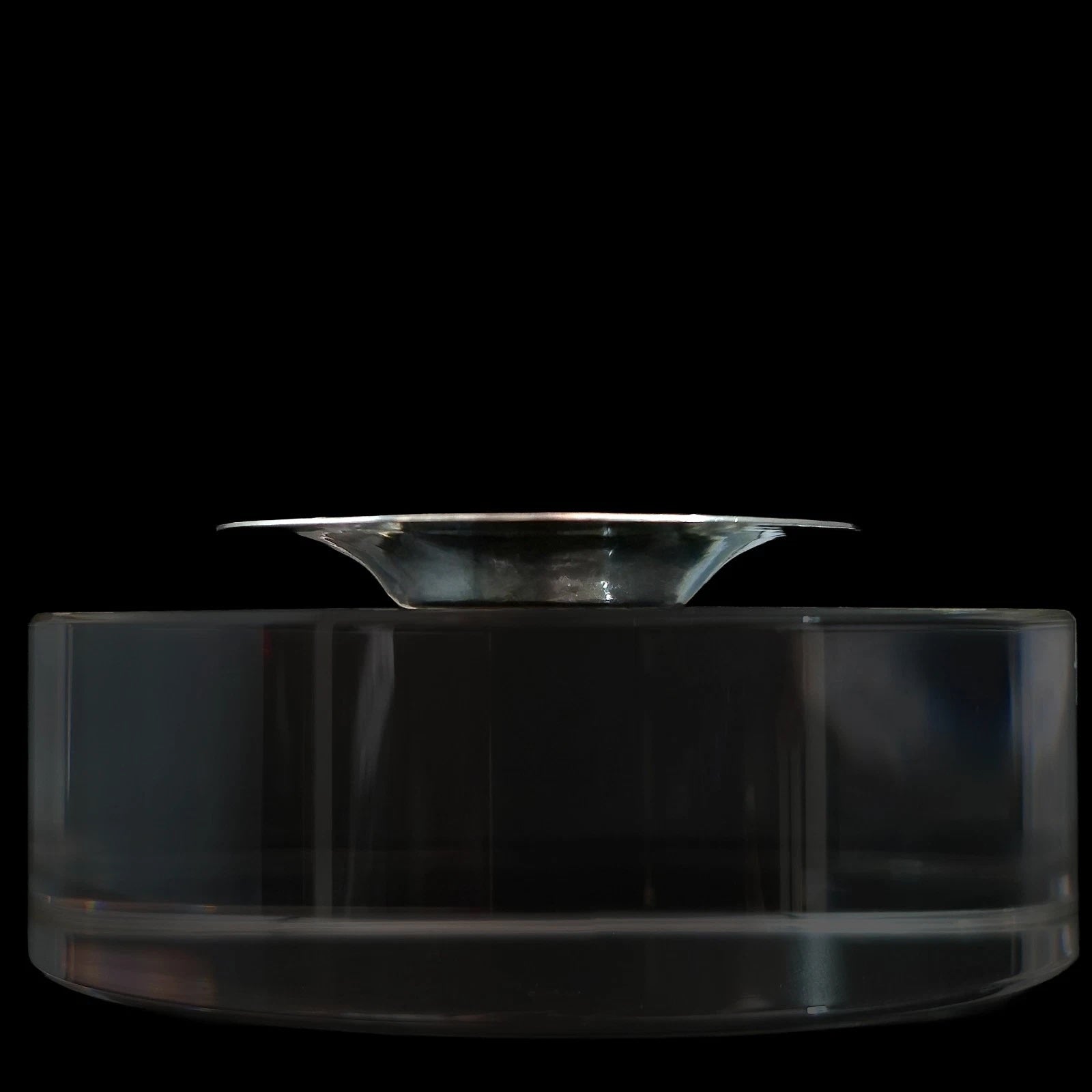Artisan Sleek Sterling Silver Table Bowl Miniature Dollhouse 1:12