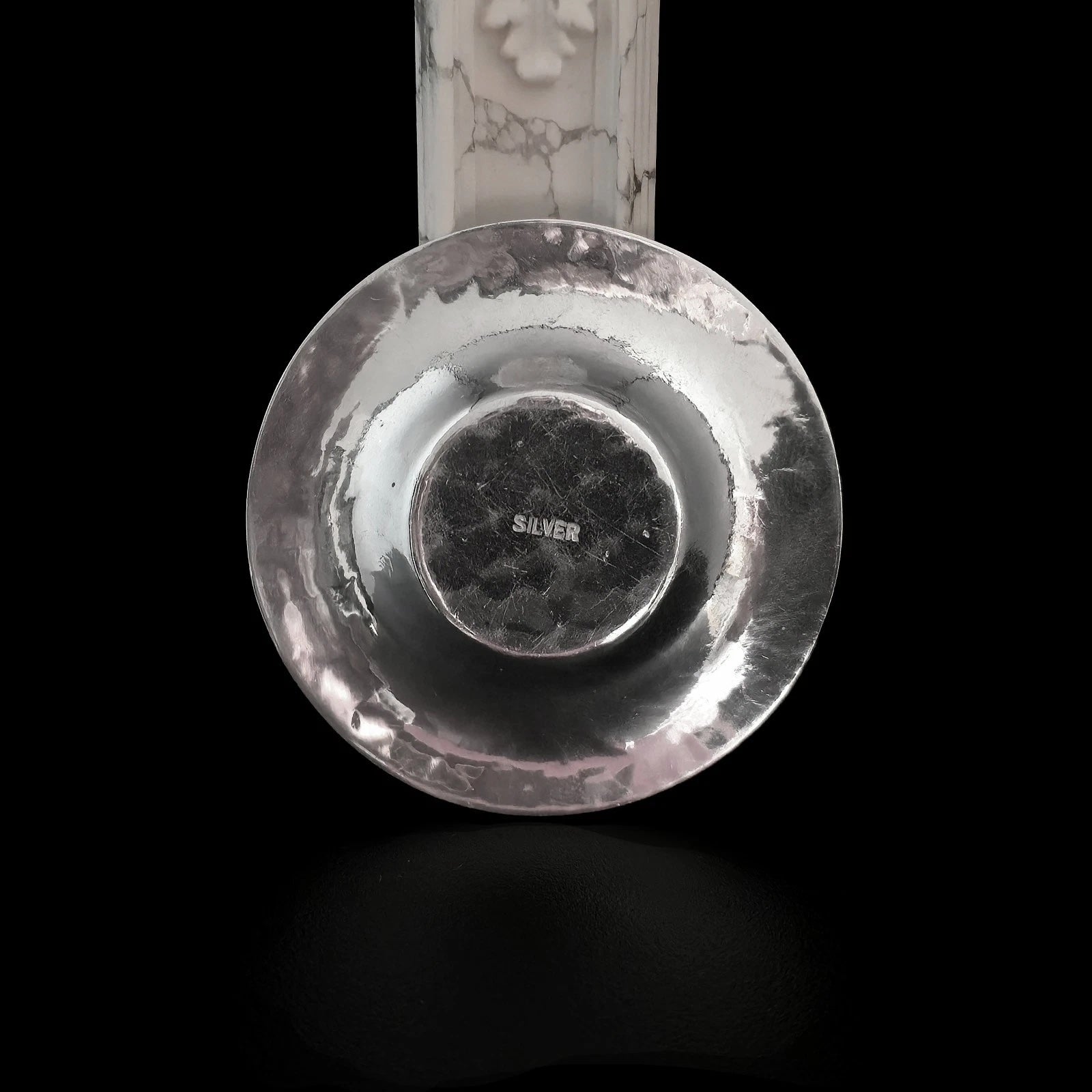 Artisan Sleek Sterling Silver Table Bowl Miniature Dollhouse 1:12