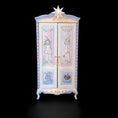 Load image into Gallery viewer, Helen Archoleka Hand-Painted Pierrot Nursery Armoire Miniature Dollhouse
