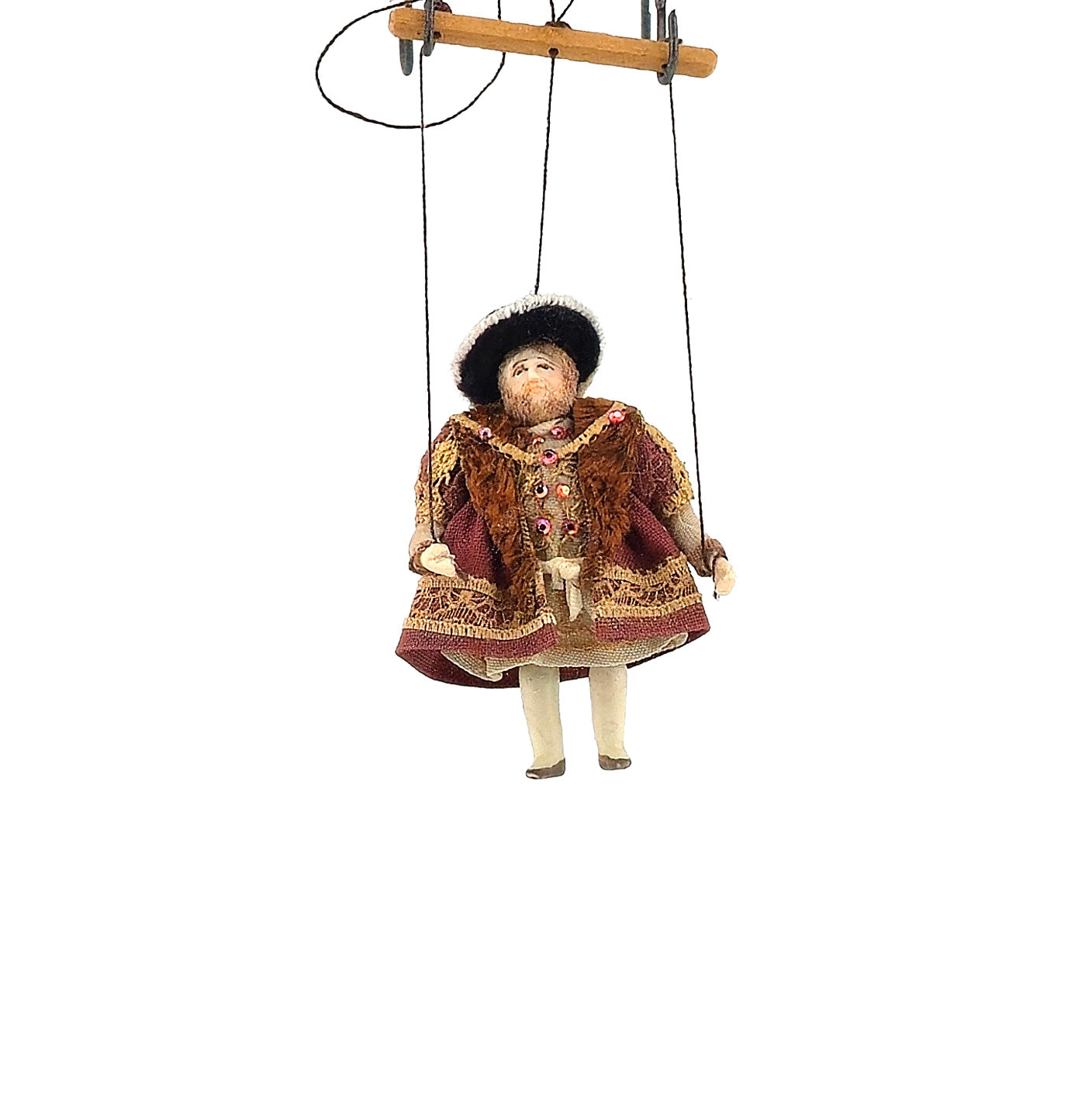 Royal King Henry VIII Marionette Puppet Doll by Almudena Gonzalez