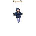 Load image into Gallery viewer, Tudor Boy in Blue Marionette Puppet by Loretta Kasza 1:12

