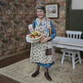 Load image into Gallery viewer, Granny Pippin Baking Country Housewife Original Marcia Backstrom Sculpted Clay Dollhouse Doll
