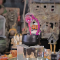 Load image into Gallery viewer, Magical Potion in Cauldron with Pink Poison Hand Sculpted OOAK Whimsical Halloween Miniature

