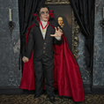 Load image into Gallery viewer, Count Dracula Miniature OOAK Hand-Sculpted Clay Vampire Character Doll by Marcia Backstrom
