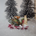 Load image into Gallery viewer, Miniature Snowy Christmas Vignette – Le Coffre D’Emilie, back view
