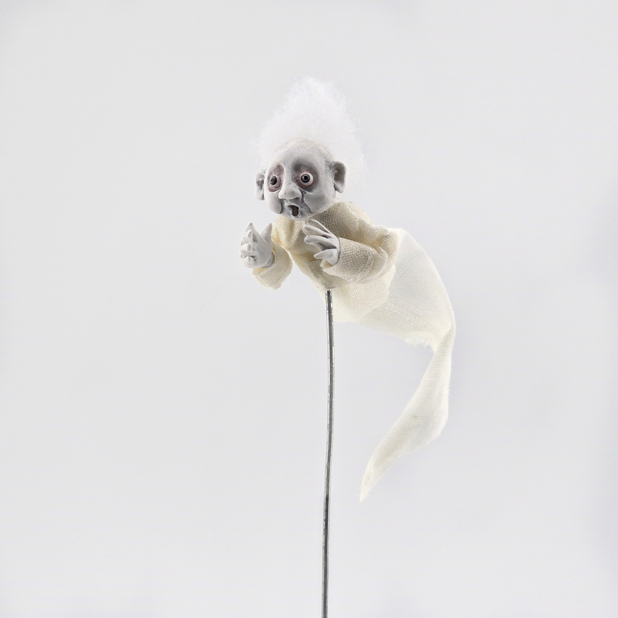 Floating Victorian Ghost Child #1 OOAK Doll Haunted Miniature by Pat Benedict