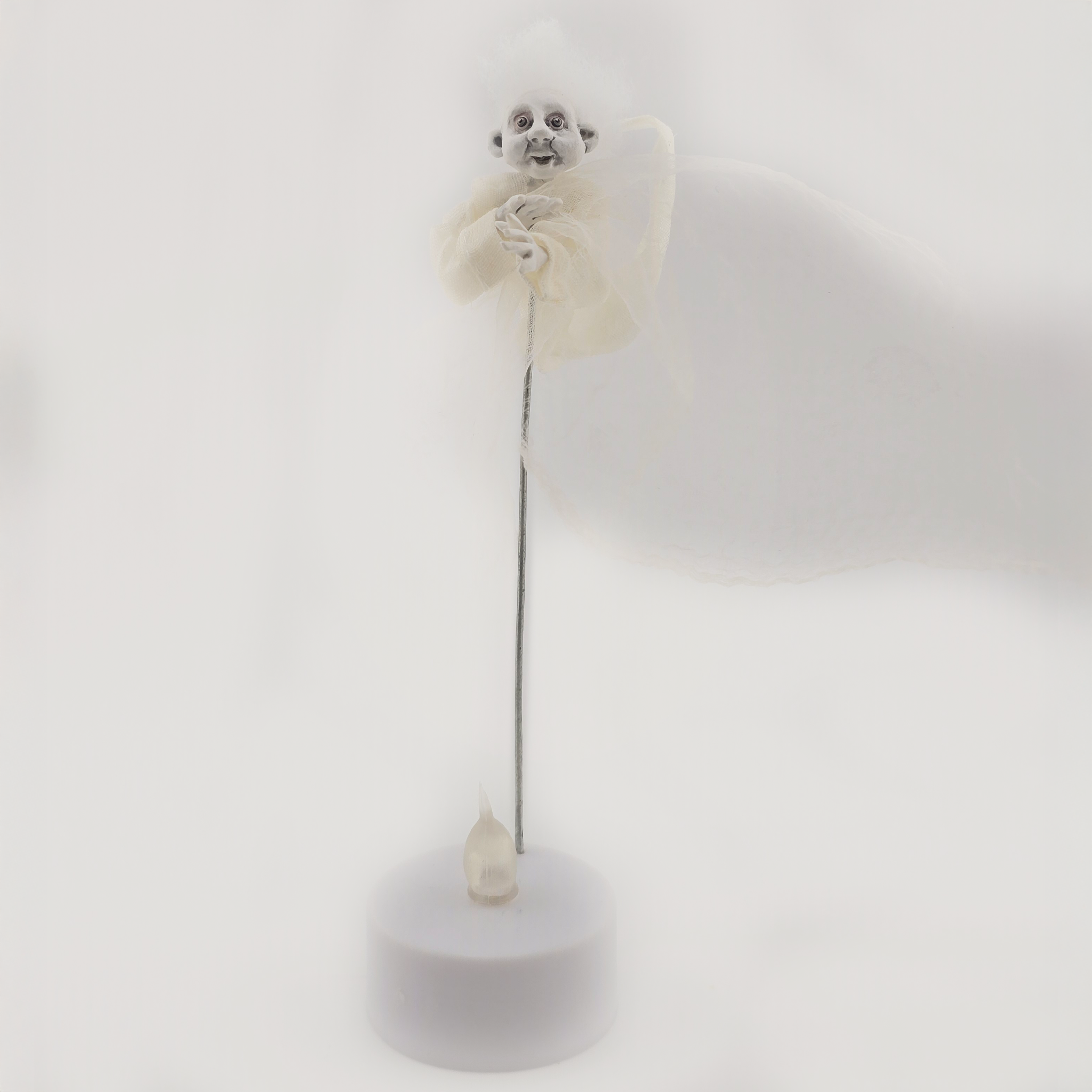 Floating Victorian Ghost Child #2 OOAK Doll Haunted Miniature by Pat Benedict