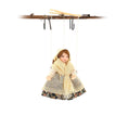 Load image into Gallery viewer, Storybook Village Peasant Girl Marionette Puppet by Loretta Kasza
