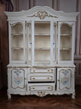 Load image into Gallery viewer, Renee Isabelle Hand-Painted Gilt 7-Piece Dining Set Dollhouse Miniature
