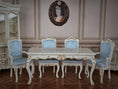 Load image into Gallery viewer, Renee Isabelle Hand-Painted Gilt 7-Piece Dining Set Dollhouse Miniature
