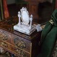 Load image into Gallery viewer, Dimitri Shevchenko Sterling Silver Dressing Table Mirror Dollhouse Miniature
