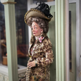 Load image into Gallery viewer, Suspicious Wealthy Lady Original Marcia Backstrom Sculpted Dollhouse Doll
