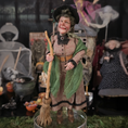 Load image into Gallery viewer, Friendly Witch by Creager Studios OOAK Sculpted Clay Halloween Character Lady Doll

