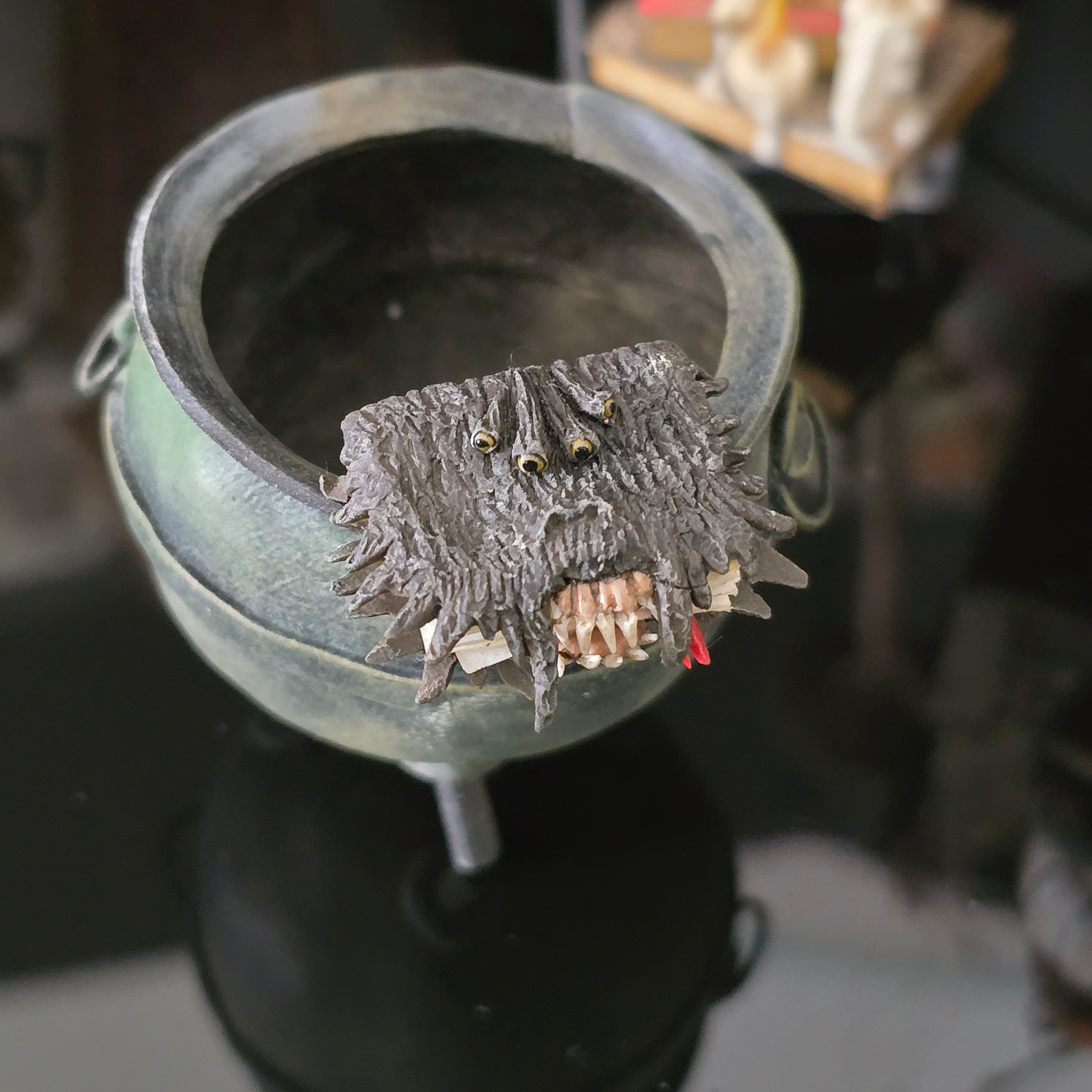 Vintage Artisan Miniature Dollhouse Georgia Marfels Harry Potter Monster Book